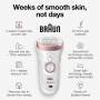 Braun Depiladora Mujer Afeitadora Eléctrica y Recortadora Bikini SensoSmart 9-890