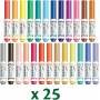 Crayola Juego 65 Mini Marcadores Chirridos Lavables Niños Libros de Colorear Actividades Viaje