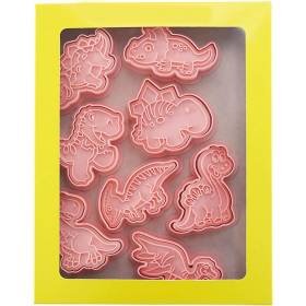 Cortador de Galletas Animal Dinosaurio 8 Piezas Dibujos Animados Molde