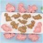 Cortador de Galletas Animal Dinosaurio 8 Piezas Dibujos Animados Molde