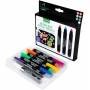 Crayola Signature Marcadores Neón Efectos de Luz 6 Unidades Regalo Adolescentes y Adultos