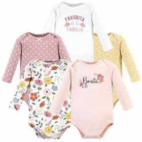 Child Set 5 Piezas Pañalero Manga Larga Mamelucos Bonita Child Set 5 Piezas Pañalero Manga Larga Mamelucos Bonita