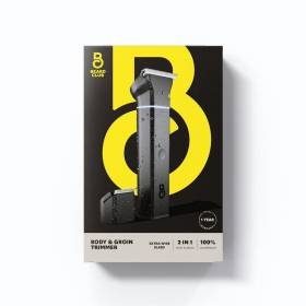 Recortadora y Afeitadora para Cuerpo e Ingle Beard Club Resistente al Agua Lista para Viajar Recortadora y Afeitadora para Cuerpo e Ingle Beard Club Resistente al Agua Lista para Viajar