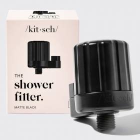 Kitsch Filtro Cabezal Ducha Para Agua Dura Suavizante Mejora el Cabello, las Uñas y la Piel Negro Kitsch Filtro Cabezal Ducha Para Agua Dura Suavizante Mejora el Cabello, las Uñas y la Piel Negro