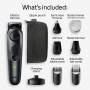 Braun Kit Estilo Serie 5 5490 Recortadora 9 en 1 Hombres Barba Cuerpo Cabello y Más Hoja Ultra afilada