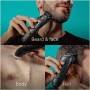Braun Kit Estilo Serie 5 5490 Recortadora 9 en 1 Hombres Barba Cuerpo Cabello y Más Hoja Ultra afilada