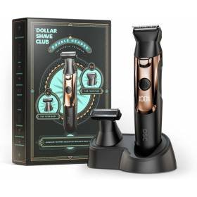 Dollar Shave Club Recortadora Doble Cabezal Afeitadora Eléctrica Barba y Corporal Independiente Dollar Shave Club Recortadora Doble Cabezal Afeitadora Eléctrica Barba y Corporal Independiente