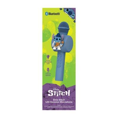 Disney Bluetooth LED Karaoke Inalámbrico Micrófono Stitch Elvis LED Karaoke