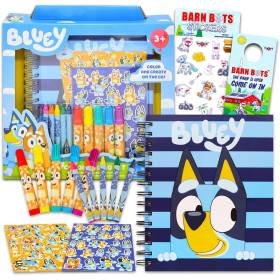 Bluey Color & Go Paquete Niños Kit Arte Bluey Plumones Cuaderno de bocetos Bluey Color & Go Paquete Niños Kit Arte Bluey Plumones Cuaderno de bocetos