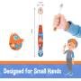 Brush Buddies Blippi Cepillos de Dientes Manuales Niños pequeños de 2 a 4 años