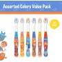 Brush Buddies Blippi Cepillos de Dientes Manuales Niños pequeños de 2 a 4 años