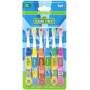 Brush Buddies Plaza Sesamo Cepillos de Dientes Manuales Niños pequeños de 2 a 4 años
