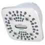 Cabezal Ducha PowerWave WaterSense 4,5" de 6 Chorros Cromado Oxygenics Certificado EPA Funciones de Masaje
