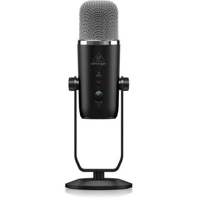 Behringer Bigfoot Micrófono Profesional USB 4 Patrones para Podcast y Música