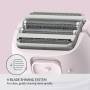 Panasonic Close Curves Afeitadora Eléctrica Mujer Inalámbrica 3 Cuchillas Recortadora Lila
