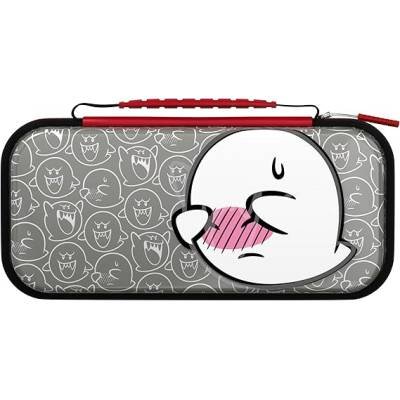 PDP Nintendo Switch/Lite/OLED Oficial Boo Hoo GLOW Correa Muñeca Estuche Portátil Rígido Protector