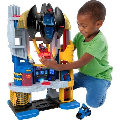 IMAGINEXT Set de Juego Ultimate Headquarters DC Super Friends Superman y Batman Didáctico