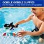 SwimWays Gobble Gobble Guppies Juguete Educativo Agua Recuerdos de Fiesta en la Piscina