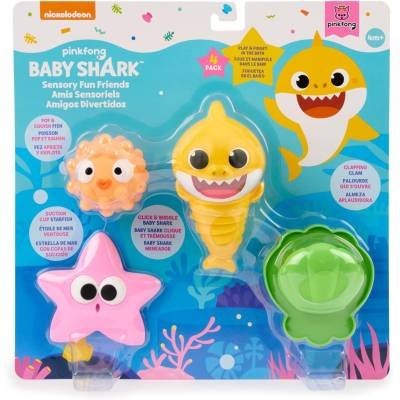 WowWee Baby Shark Paquete 4 Unidades Juguete Educativo Agua Recuerdos de Fiesta en la Piscina