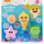 WowWee Baby Shark Paquete 4 Unidades Juguete Educativo Agua Recuerdos de Fiesta en la Piscina