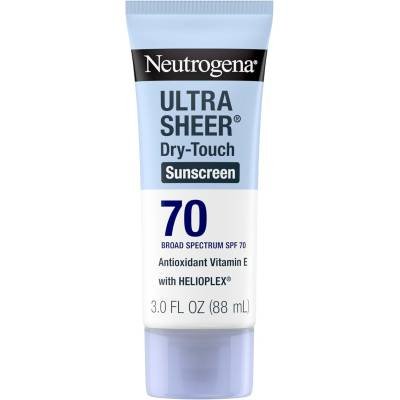 Neutrogena Ecran Solaire sec au toucher Ultra Sheer Protection UVA/UVB SPF 70-88 ml