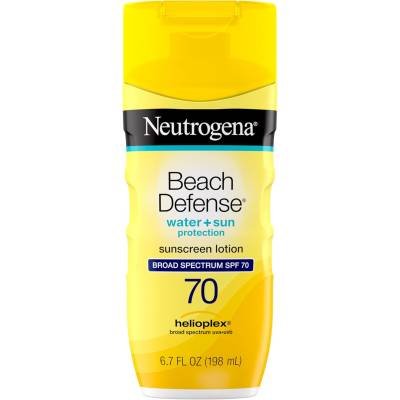 Neutrogena Bloqueador Protector Solar 70 SPF Resistente al Agua Apto Piel Grasa y Mixta