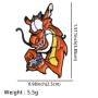 Pin Metal Esmaltado Mulan Mushu Grillo