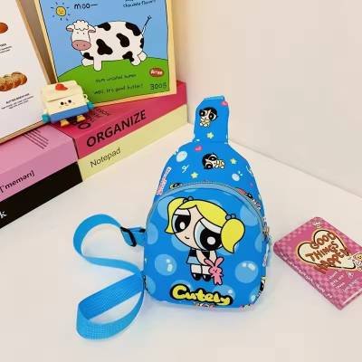 Mochilas Solapa Chicas Superpoderosas Regalo Estudiantes Duraderas Burbuja Azul