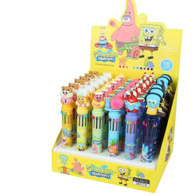 36 Bolígrafos SpongeBob Arenita Calamardo Dibujos Animados Estudiante 0,7mm Oficina Escuela