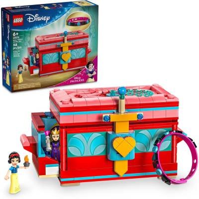 LEGO Disney Joyero de Blancanieves Juguete de construcción con una Pulsera y minipersonajes de Blancanieves y la Reina Malvada
