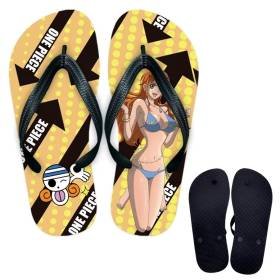 Sandalias Chanclas Playa Anime One Piece Kawaii Verano Exterior Playa Nami
