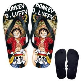 Sandalias Chanclas Playa Anime One Piece Kawaii Verano Exterior Playa Luffy