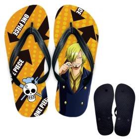 Sandalias Chanclas Playa Anime One Piece Kawaii Verano Exterior Playa Sanji