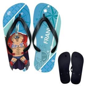 Sandalias Chanclas Playa Anime One Piece Kawaii Verano Exterior Playa Franky