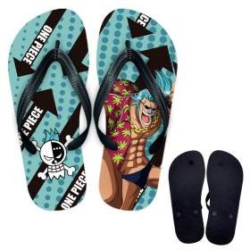 Sandalias Chanclas Playa Anime One Piece Kawaii Verano Exterior Playa Franky2