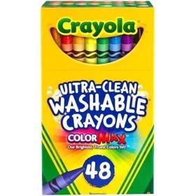 Crayola 48 Crayones Lavables Ultra Limpios Niños Regalos