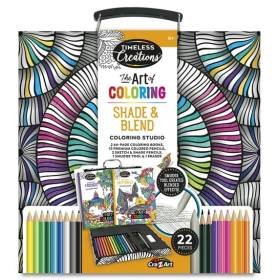Cra-Z-Art Timeless Creations Shade & Blend Juego de Colorear Multicolor Para Principiantes