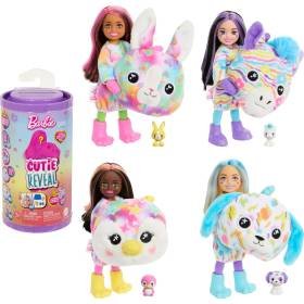 Barbie Chelsea Cutie Reveal Color Dream Series Muñeca Pequeña y Accesorios Disfraz de Felpa de Animal Barbie Chelsea Cutie Reveal Color Dream Series Muñeca Pequeña y Accesorios Disfraz de Felpa de Animal
