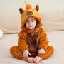 Mameluco Pijama Animal Carpincho Capibara Mono Kawaii Disfraz