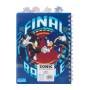 Libreta Cuaderno Sonic The Hedgehog Multi Tab Journal Pestañas 9in