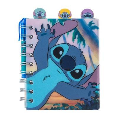 Libreta Mini Cuaderno Disney Stitch Multi Tab Journal Pestañas 5in