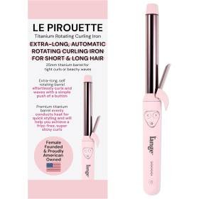 L'ANGE HAIR Le Pirouette Rizador Giratorio Titanio 25 mm Calor Ajustable Mini abrazadera L'ANGE HAIR Le Pirouette Rizador Giratorio Titanio 25 mm Calor Ajustable Mini abrazadera