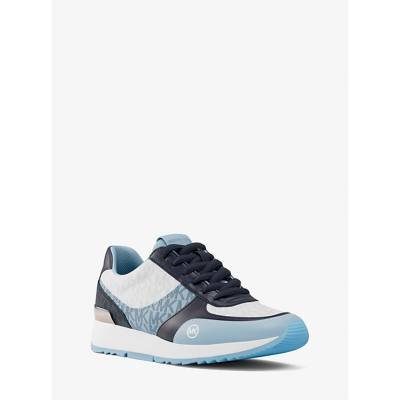 Tenis para Mujer Andi Mixed-Media Trainer Deportiva Pale Blue Multi