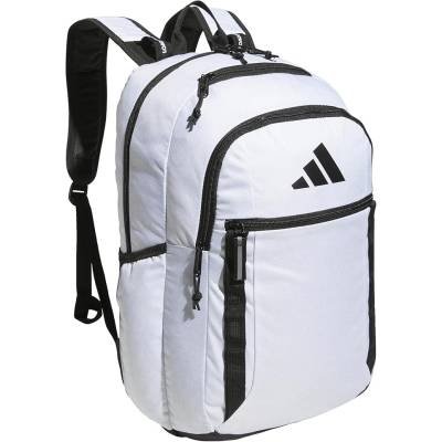 Mochila adidas Excel Backpack for Men & Women Blanca Estudiante Laptop Book Mochila Unisex Adulto
