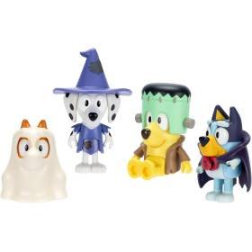 Bluey Halloween 2.5in Bingo, Chloe y Afortunado Vestido con Disfraces de Halloween Original Bluey Halloween 2.5in Bingo, Chloe y Afortunado Vestido con Disfraces de Halloween Original