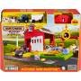 Pista Matchbox Toy Car & Playset Granja Aventura con Tractor y Remolque a Escala 1:64 Cabra, Caballo y Vaca
