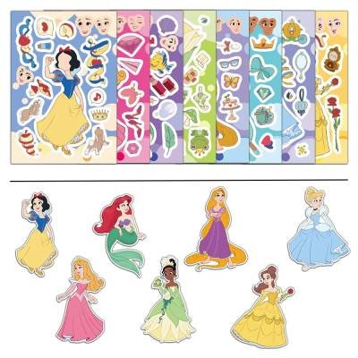 8 Etiquetas Armar DIY Película Princesas Cenicienta Calcomanías Pegatinas