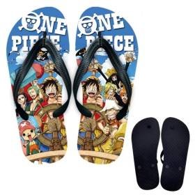 Sandalias Chanclas Playa Anime One Piece Kawaii Verano Exterior Playa Tripulación