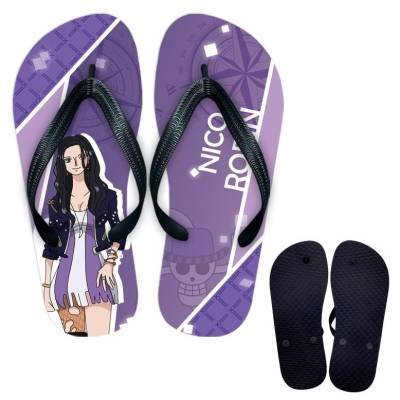 Sandalias Chanclas Playa Anime One Piece Kawaii Verano Exterior Playa Nico Robin2