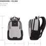 Mochila Portátil SWISSGEAR de 18 pulgadas SwissGear Heather Gray Laptop